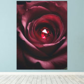 Satinheart Rouge – Gemstone Rose Canvas (Insitu (Houten vloer))