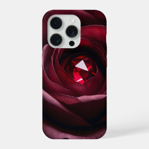 Satinheart Rouge – Rose Gem Phone Case iPhone 15 Pro Case