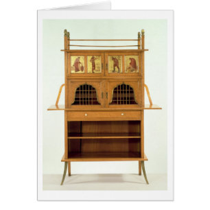 Satinwood Cabinet met geverfde panelen, c.1877 (zi