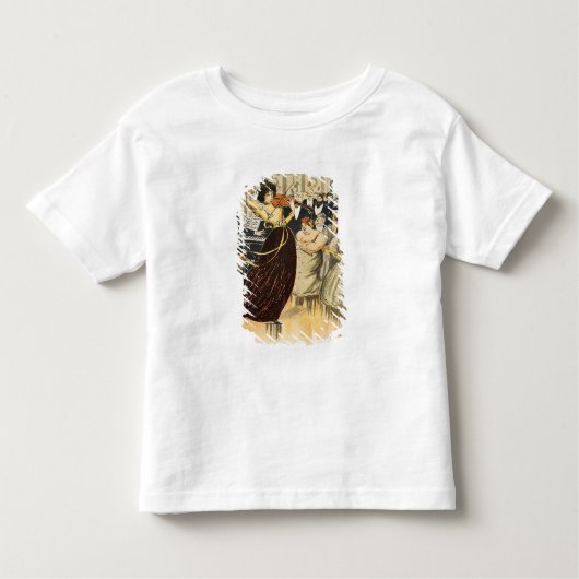 Satire of a salon musical-avond kinder shirts (Voorkant)