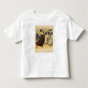 Satire of a salon musical-avond kinder shirts
