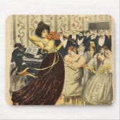 Satire of a salon musical-avond muismat (Voorkant)