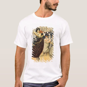 Satire of a salon musical-avond t-shirt