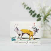 Satire on Louis XVI en Marie Antoinette Briefkaart (Staand voorkant)