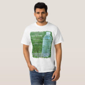 satire parody spoed water flesetiket t-shirt (Voorkant volledig)