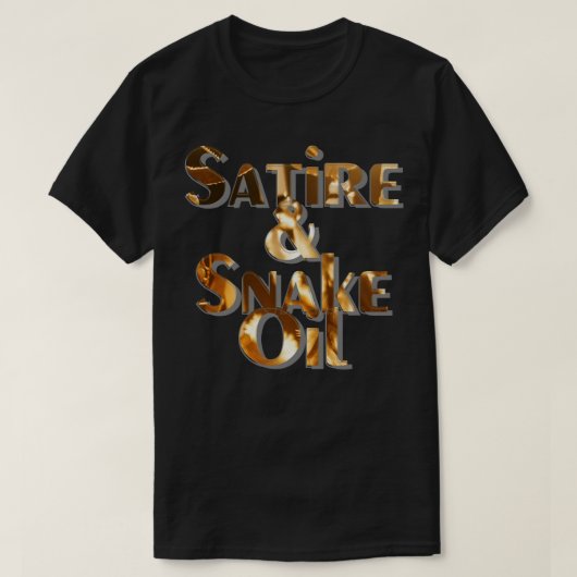 Satire Slangenolie T-shirt (Design voorkant)