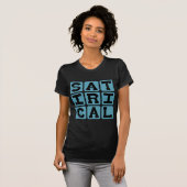 Satirisch, kritisch en spottend t-shirt (Voorkant volledig)
