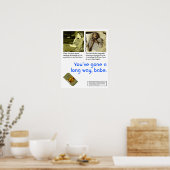 Satirisch Poster tegen roken (Keuken)