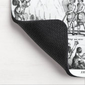 Satirische Cartoon over de staat Ierland Muismat (Hoek)