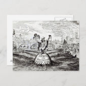 Satirische Cartoon over het Bedrijf van het Water Briefkaart (Voorkant / Achterkant)