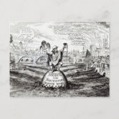 Satirische Cartoon over het Bedrijf van het Water Briefkaart (Voorkant)