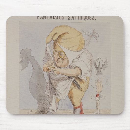 Satirische fantasieën, karikatuur van Adolphe Muismat (Voorkant)