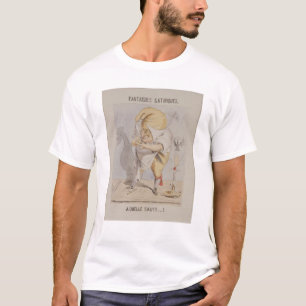 Satirische fantasieën, karikatuur van Adolphe T-shirt