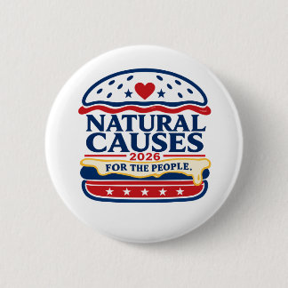 Satirische politieke knoop ronde button 5,7 cm