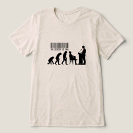 Satirische Rode Politicus Silhouet Tri-Blend Shirt