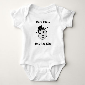 Satirische tweelaagse Kier Babygro Romper