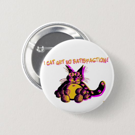 Satisfaction Ronde Button 5,7 Cm (Voorkant /achterkant)