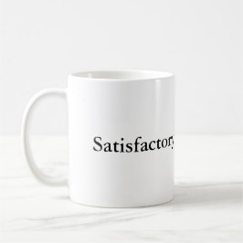 Satisfactory - de ultieme lof klassieke mok