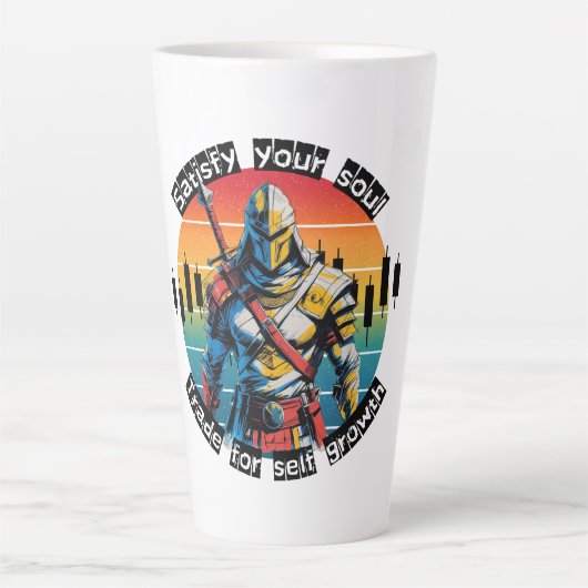 Satisfy | Trade motivation | Fantasy Design Latte Mok (Voorkant)