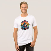 Satisfy | Trade motivation | Fantasy Design Tri-Blend Shirt (Voorkant volledig)