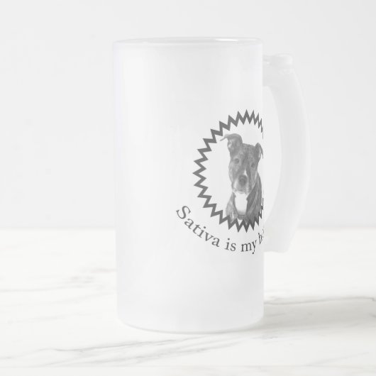 Sativa is mijn thuisbevuilde Mok (Voorkant rechts)