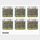 SATIVA MUURPROJECT VIERKANTE STICKER (Vel)