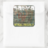 SATIVA MUURPROJECT VIERKANTE STICKER (Tas)