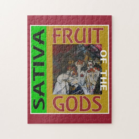 SATIVA VRUCHT DER GODEN LEGPUZZEL (Verticaal)