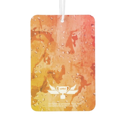 Satomi Motorsport "𝙬𝙚𝙚𝙥4𝙢𝙚 GOLD" Luchtverfrisser (Achterkant)