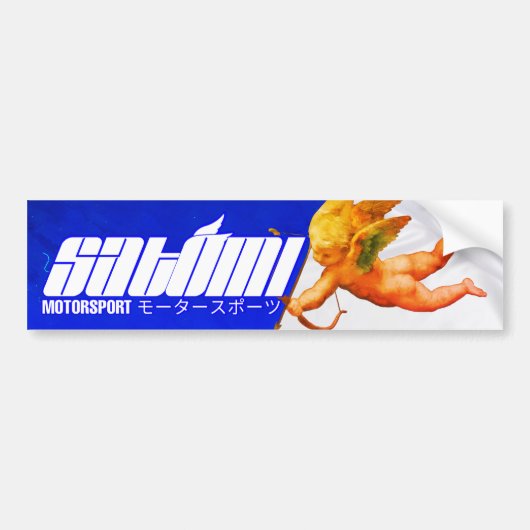 satomi motorsport "25" bumpersticker (Voorkant)