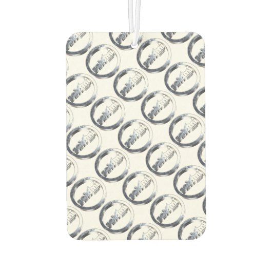 satomi motorsport chrome  luchtverfrisser (Achterkant)