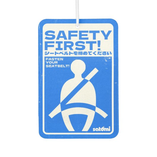 Satomi Motorsport Safety First Luchtverfrisser (Voorkant)