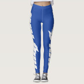 Satomi Motorsport "Satomi Angel Blue" Leggings (Voorkant)