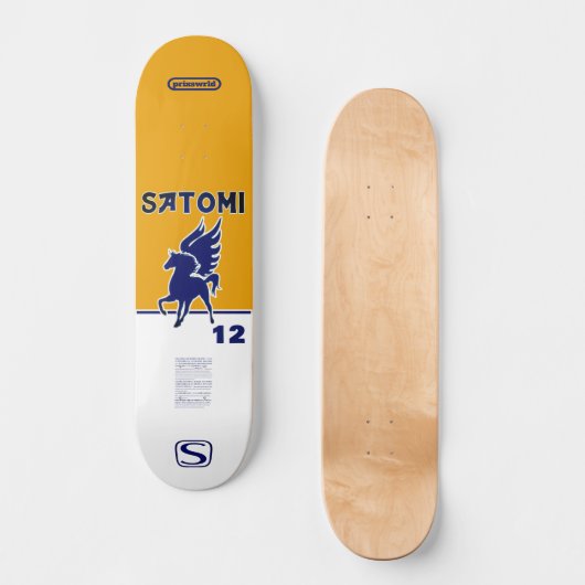 satomi motorsport Senna 99T Persoonlijk Skateboard (Voorkant)
