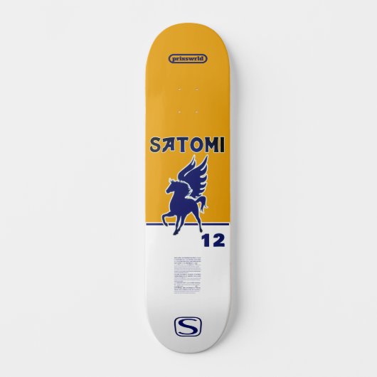 satomi motorsport Senna 99T Persoonlijk Skateboard (Voorkant)