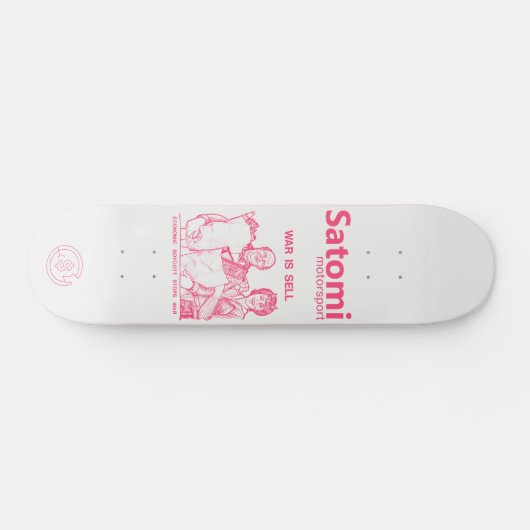 satomi motorsport WAR IS SELL Persoonlijk Skateboard (Horizontaal)