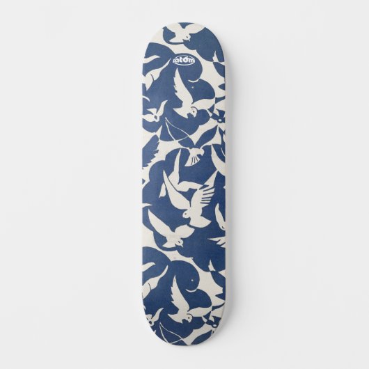 satomi motorsport x pigeons persoonlijk skateboard (Voorkant)