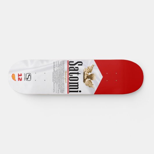 satomi motorsports Senna MP4/4 Persoonlijk Skateboard (Horizontaal)
