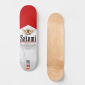 satomi motorsports Senna MP4/4 Persoonlijk Skateboard (Voorkant)