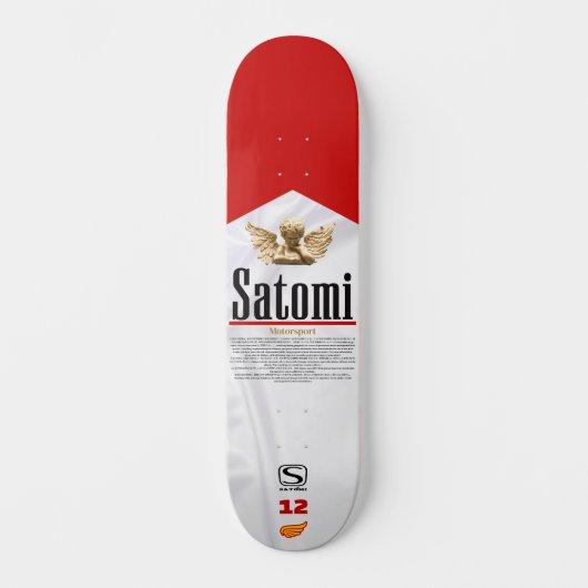 satomi motorsports Senna MP4/4 Persoonlijk Skateboard (Voorkant)