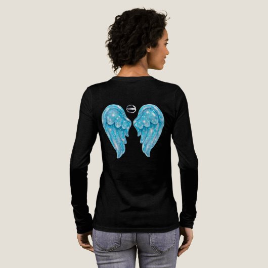 satomi motosport "wings" Tri-Blend shirt (Achterkant)