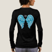 satomi motosport "wings" Tri-Blend shirt (Achterkant)