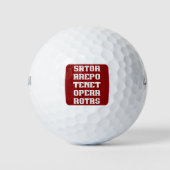 SATOR1 GOLFBALLEN (Voorkant)