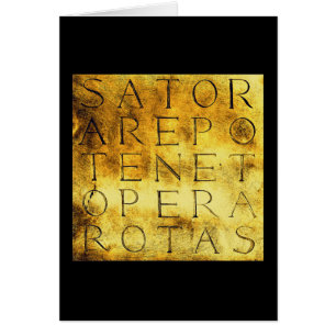 Sator Rotas Ancient Secret Magical Symbol