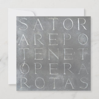 Sator Rotas Square Kaart