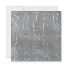 Sator Rotas Square Kaart