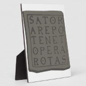 Sator Square Fotoplaat (Zijkant)