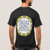 SATOR Square Sacred Palindrome Emblem T-Shirt (Achterkant)