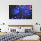 Satori (nacht) uitgerekt canvas afdruk (Insitu (Slaapkamer))