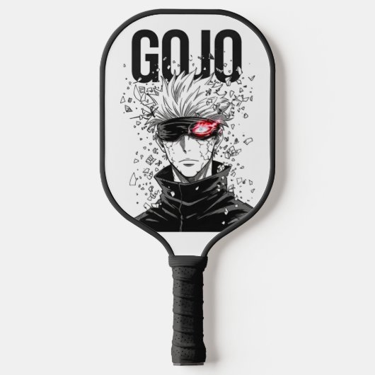 Satoru Gojo: De Zes Ogen - Beperkte Editie Pickle Pickleball Paddle (Voorkant)